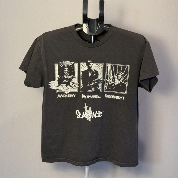 Source Unknown Other - Scarface Tony Montana Shirt Mens Approx: Medium‎ Black Graphic Tee